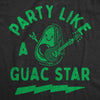  Party Like A Guac Star Womens T Shirt 