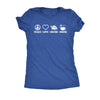  Peace Love Cruise Drink Womens T Shirt 