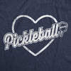  Pickleball Heart Womens T Shirt 