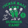  Pickleball Lake Summer Camp Womens T Shirt 