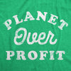  Planet Over Profit Womens T Shirt 