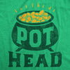  Pot Head St Pats Womens T Shirt 