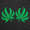  Pot Leaf Boobs Womens T Shirt 