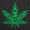 Pot Leaf Of Clovers Womens T Shirt 