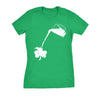  Pouring Shamrock Womens T Shirt 
