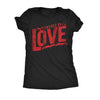  Powered By Love Womens T Shirt 