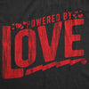  Powered By Love Womens T Shirt 