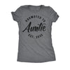  Promoted To Auntie 2025 Womens T Shirt 