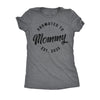  Promoted To Mommy 2025 Womens T Shirt 