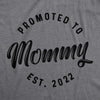  Promoted To Mommy 20xx Womens T Shirt 