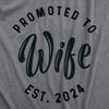  Promoted To Wife 2022 Womens T Shirt 