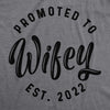  Promoted To Wifey 2022 Womens T Shirt 