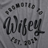  Promoted To Wifey 2022 Womens T Shirt 