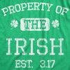  Property Of The Irish Womens T Shirt 