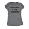  Proud Grandma Of A Few Dumbass Kids Womens T Shirt 
