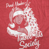  Proud Member Of The Tinsel Tits Society Womens T Shirt 