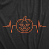  Pumpkin Heart Beat Womens T Shirt 