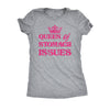  Queen Of Stomach Issues Womens T Shirt 