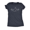  Rabbit Heart Beat Womens T Shirt 