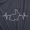  Rabbit Heart Beat Womens T Shirt 