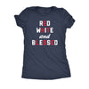  Red White And Blessed Womens T Shirt 