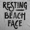 Resting Beach Face Womens Tank Top