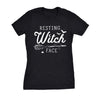  Resting Witch Face Broomstick Womens T Shirt 