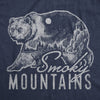 Retro Smoky Mountains Womens T Shirt 