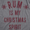  Rum Is My Christmas Spirit Womens T Shirt 