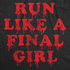 Run Like A Final Girl Womens Tank Top