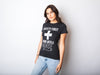  Safety First Drink With A Nurse Womens T Shirt 