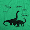  Santa Dinosaurs Womens T Shirt 