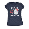  Santa Fan Club Womens T Shirt 