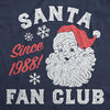  Santa Fan Club Womens T Shirt 
