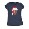  Santa Football Womens T Shirt 