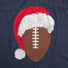  Santa Football Womens T Shirt 