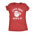  Santa Knows Whats Up Womens T Shirt 
