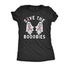  Save The Booobies Womens T Shirt 