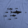  Shark Hierarchy Womens T Shirt 