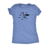  Shark Hierarchy Womens T Shirt 