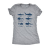  Shark Nope Womens T Shirt 