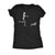  Skeleton Chasing Dog Womens T Shirt 