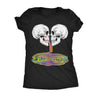 Skull Rainbow Puddle Womens T Shirt 