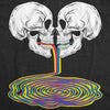  Skull Rainbow Puddle Womens T Shirt 