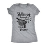  Slothing Through The Snow Womens T Shirt 