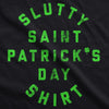 Slutty St Patricks Day Shirt Womens Tank Top