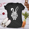  Some Bunny Needs Vodka Womens T Shirt 