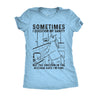  Sometimes I Question My Sanity Womens T Shirt 