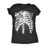  Splattered Rib Cage Womens T Shirt 