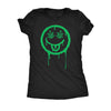  Spray Paint Pot Leaf Smile Womens T Shirt 